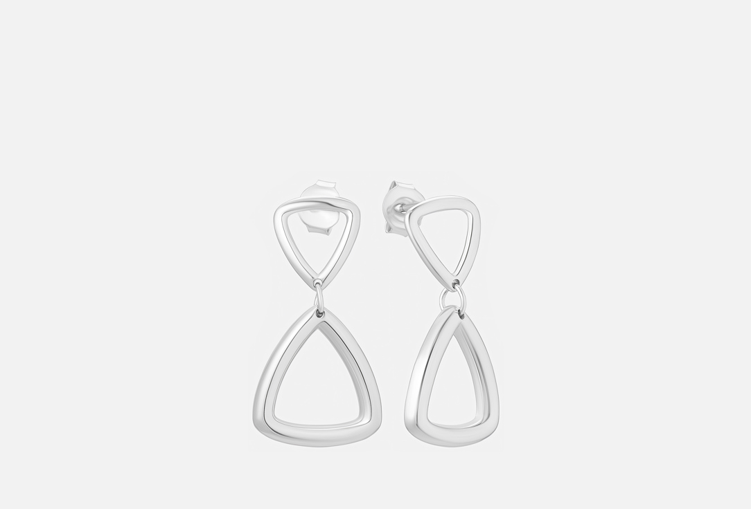 Изображение товара серьги-пусеты серебряные JUVEDEL треугольной формы