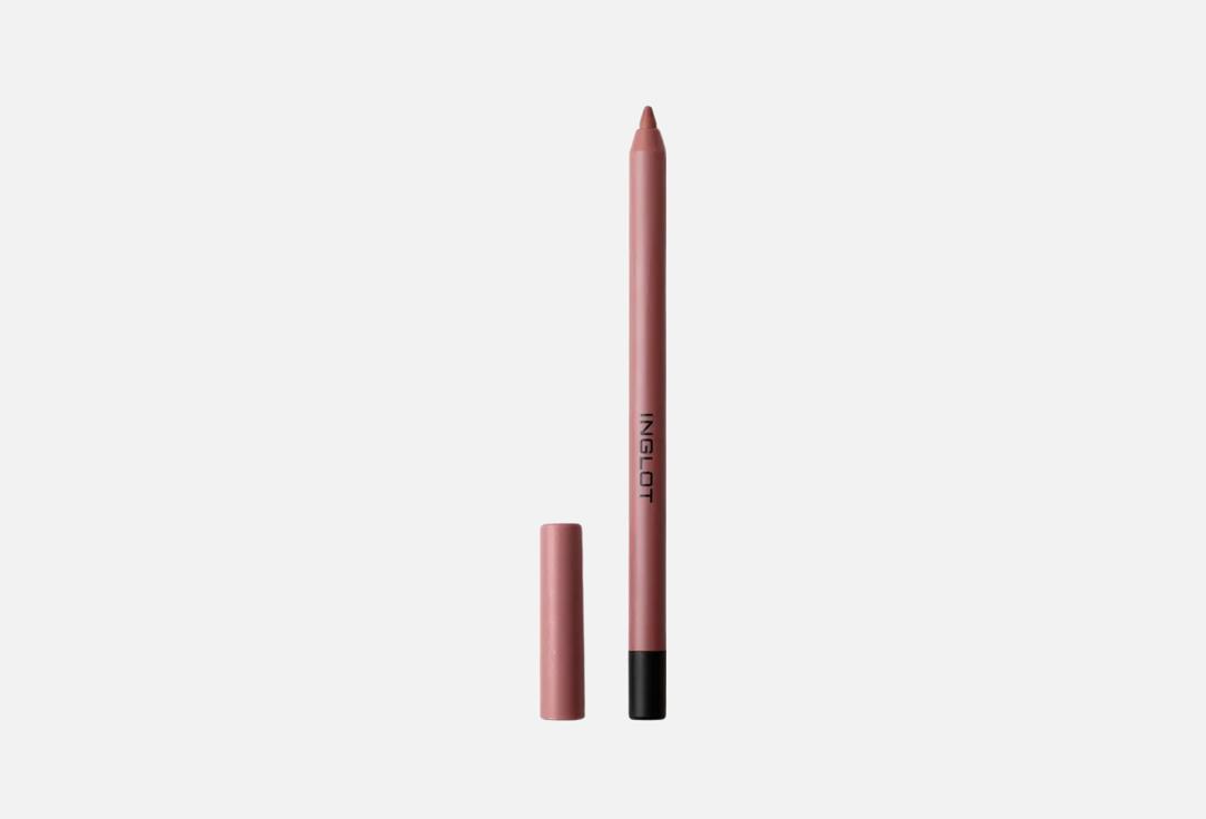 Изображение товара Карандаш для губ Inglot Creamy soft lipliner - кремовый матовый, насыщенный цвет, Германия