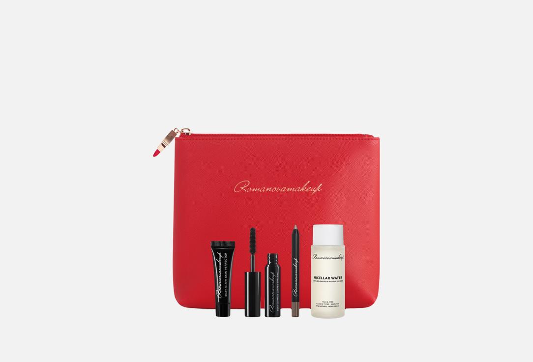 Изображение товара Набор для макияжа Romanovamakeup Travel set компактный стильный для дороги