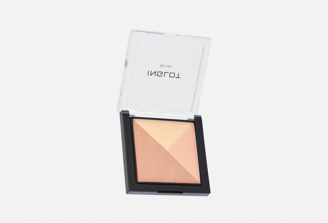Изображение товара Пудра для лица Inglot Multicolour highlighting и bronzing powder 8.8 г серебристый сияющий финиш
