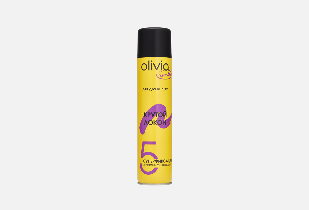Изображение товара Лак для укладки волос OLIVIA Cool curl 250 мл — надежная фиксация объема и формы локонов