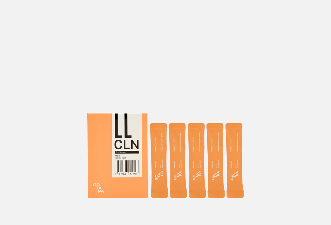 

Энзимная пудра для лица в стиках GO TAPA, Vita-C Enzyme Wash 7 шт