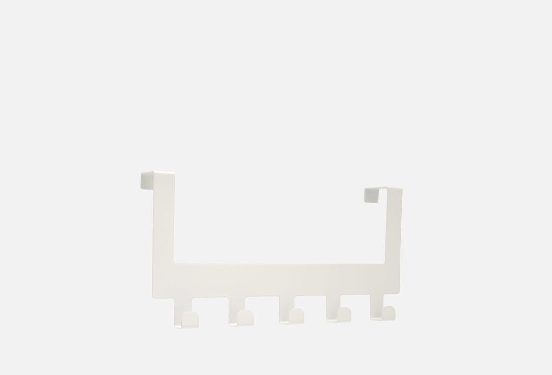 

Дверная вешалка DENASTIA, Белый, 30x15,5, белый, матовый 1 шт