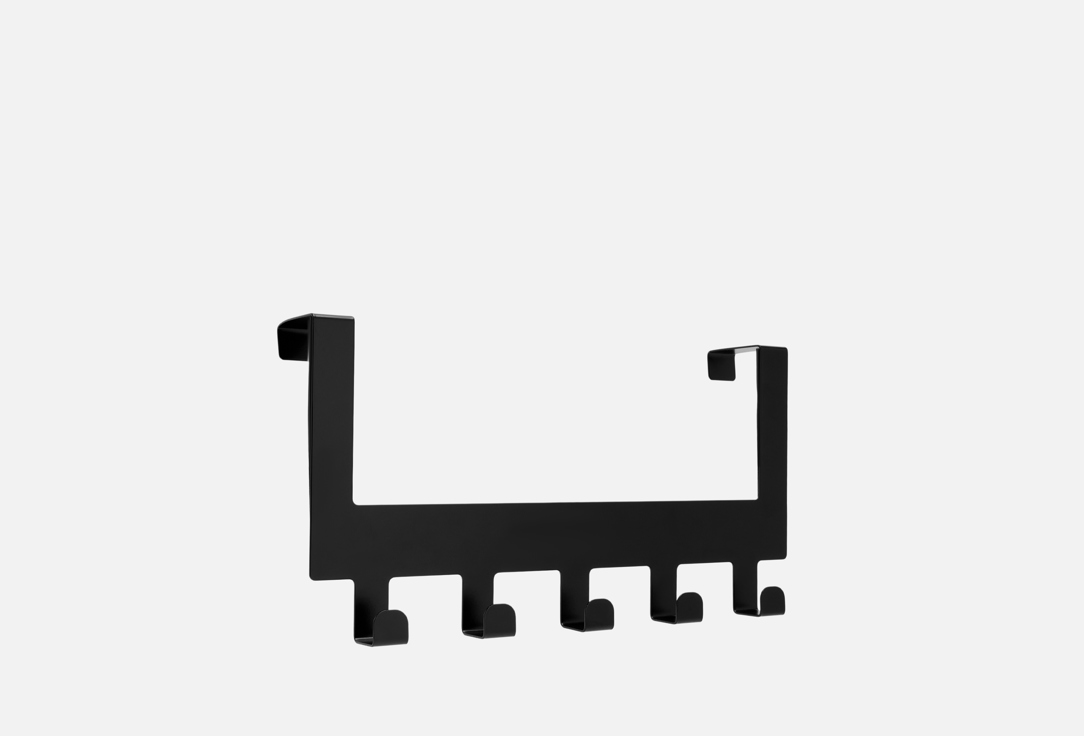 Изображение товара Дверная вешалка DeNASTIA 30x15,5, черный, матовый