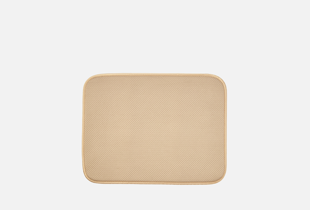 

Коврик для сушки посуды DENASTIA, Бежевый, 38x51, бежевый 1 шт