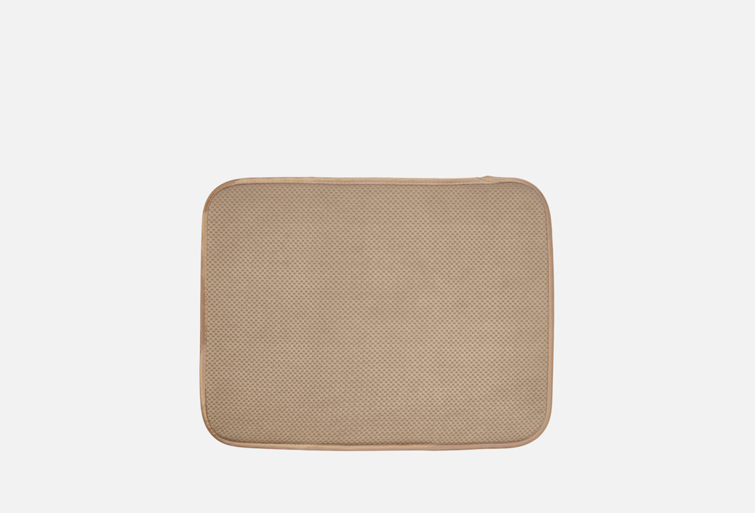 

Коврик для сушки посуды DENASTIA, Коричневый, 38x51, коричневый 1 шт