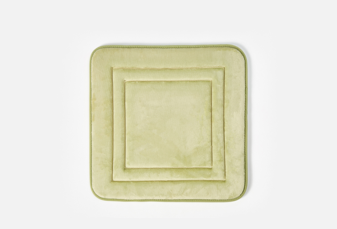 

Коврик для туалета DENASTIA, Зеленый, Soft Collection, мемори, 50x50, оливковый 1 шт