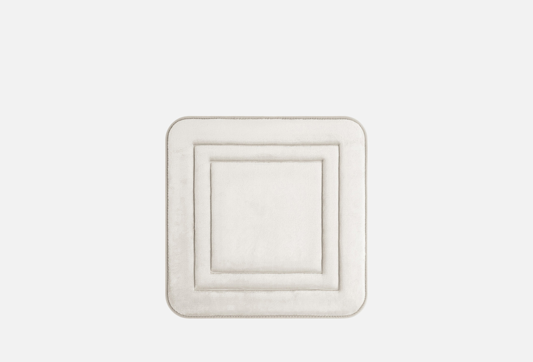 

Коврик для туалета DENASTIA, Серый, Soft Collection, мемори, 50x50, серый 1 шт