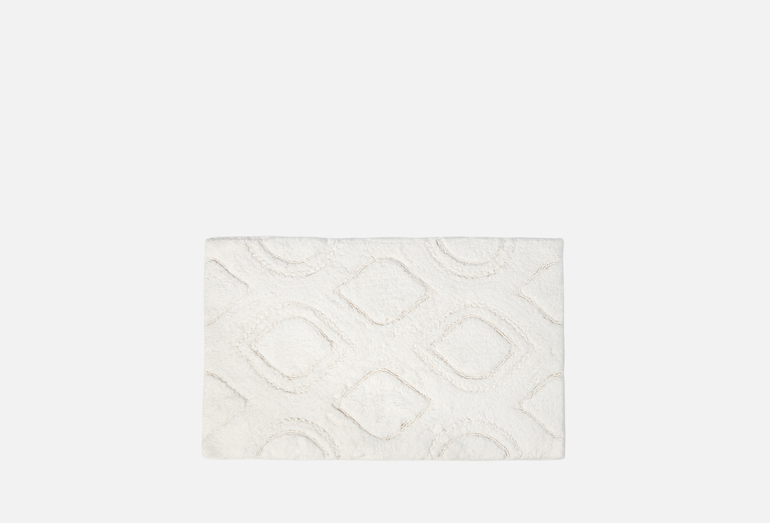 

Коврик универсальный DENASTIA, Белый, 60x100, рюши, белый 1 шт