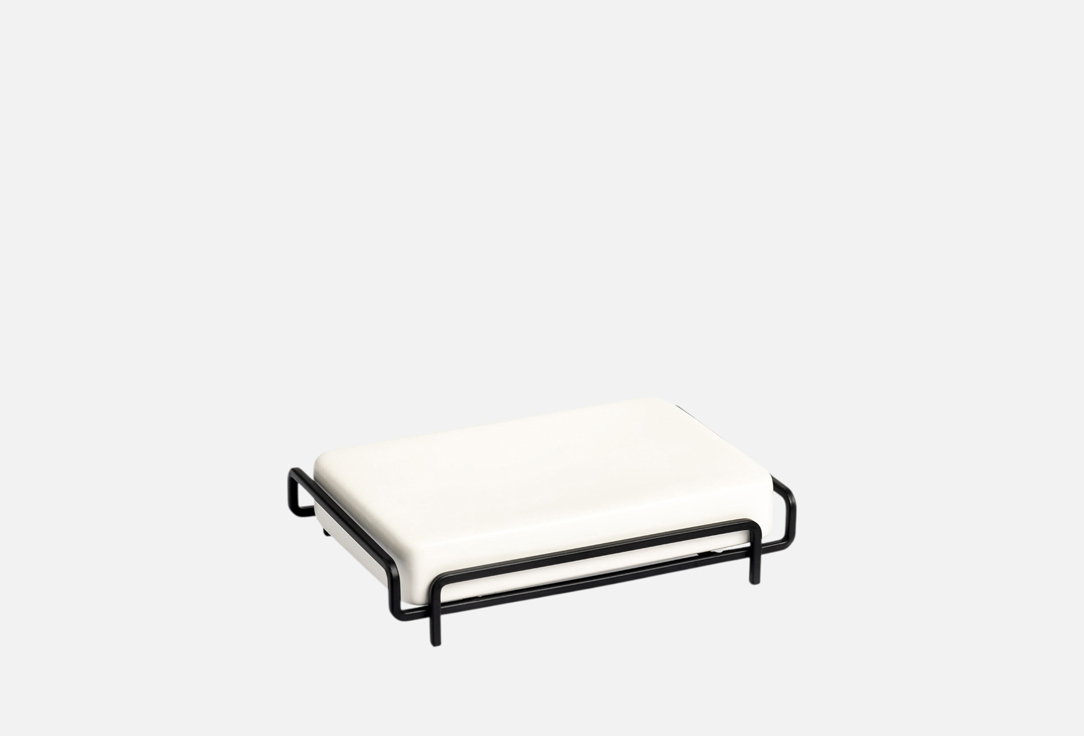 Изображение товара Мыльница DeNASTIA IRON STAND, 13,5x9x3,3, белый