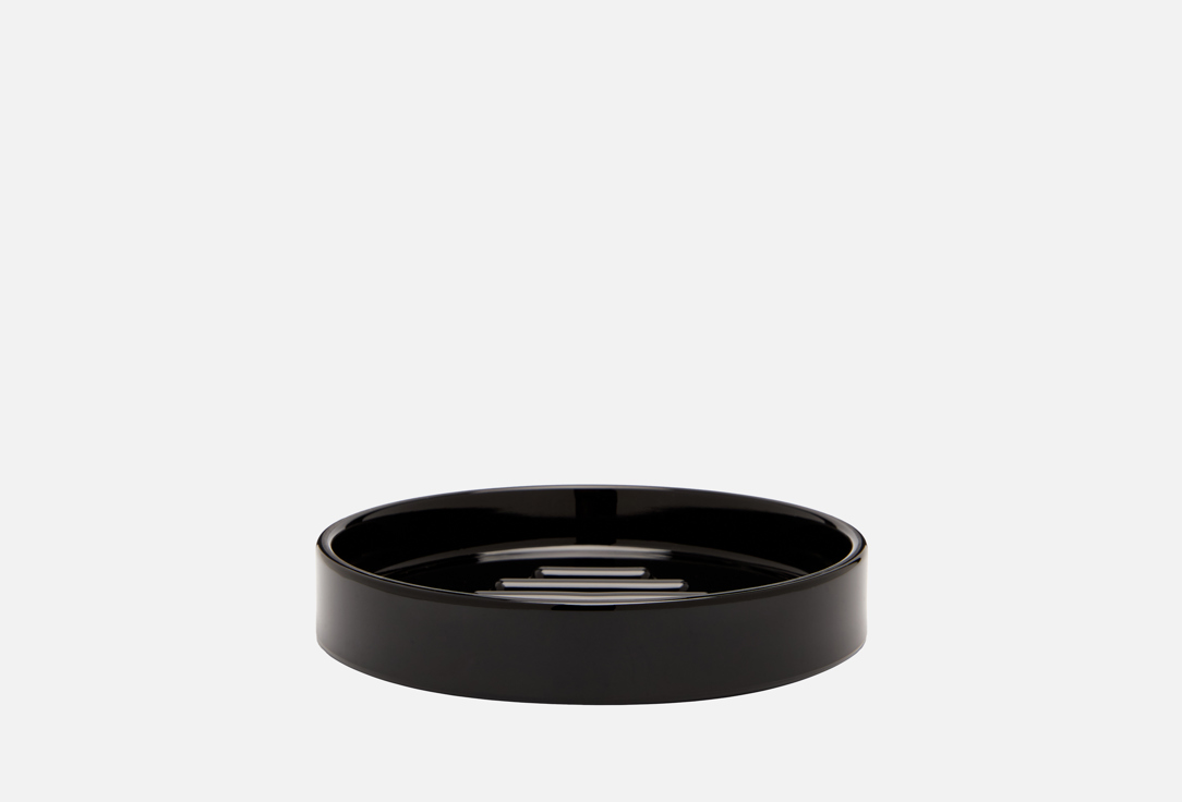 Изображение товара Мыльница DeNASTIA STABLE B D12 черная стильный аксессуар для ванной