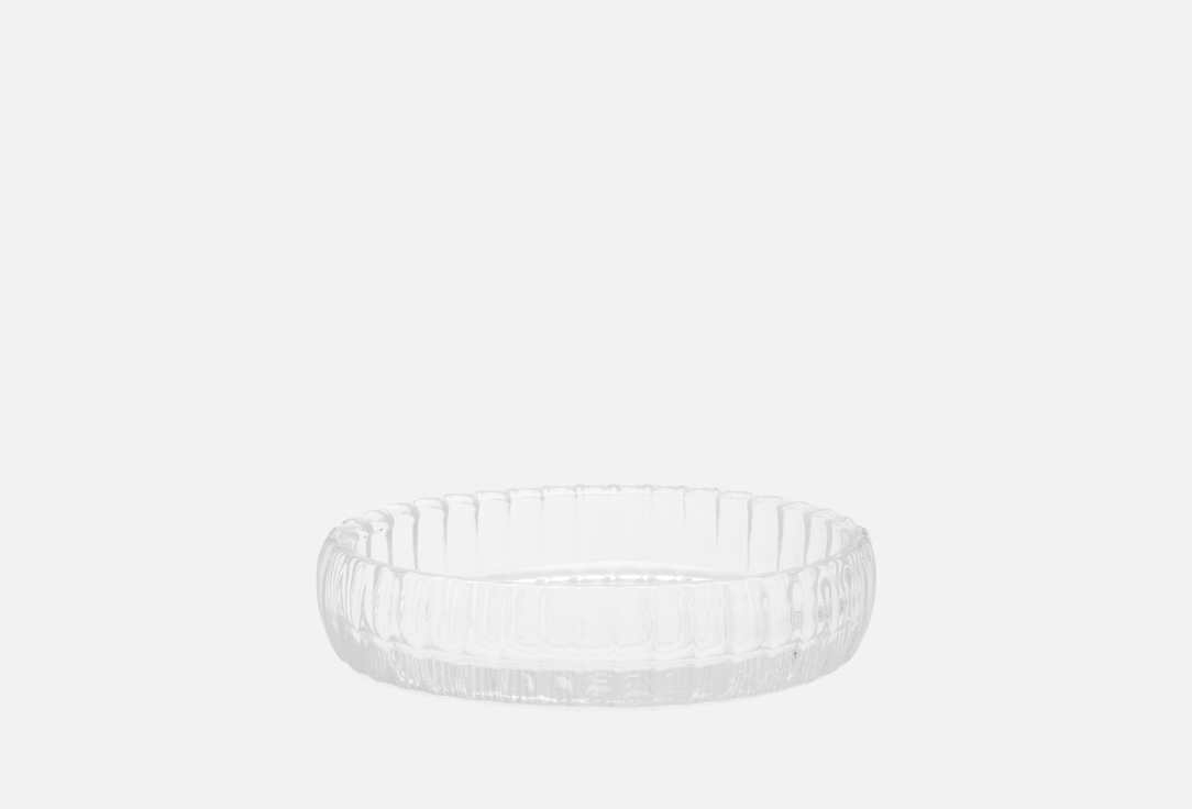 Изображение товара Мыльница DeNASTIA Граненое стекло 14x9,5x3 прозрачный