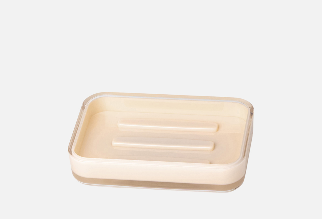 Изображение товара Мыльница DeNASTIA прямоугольная, угол закругленный, персик