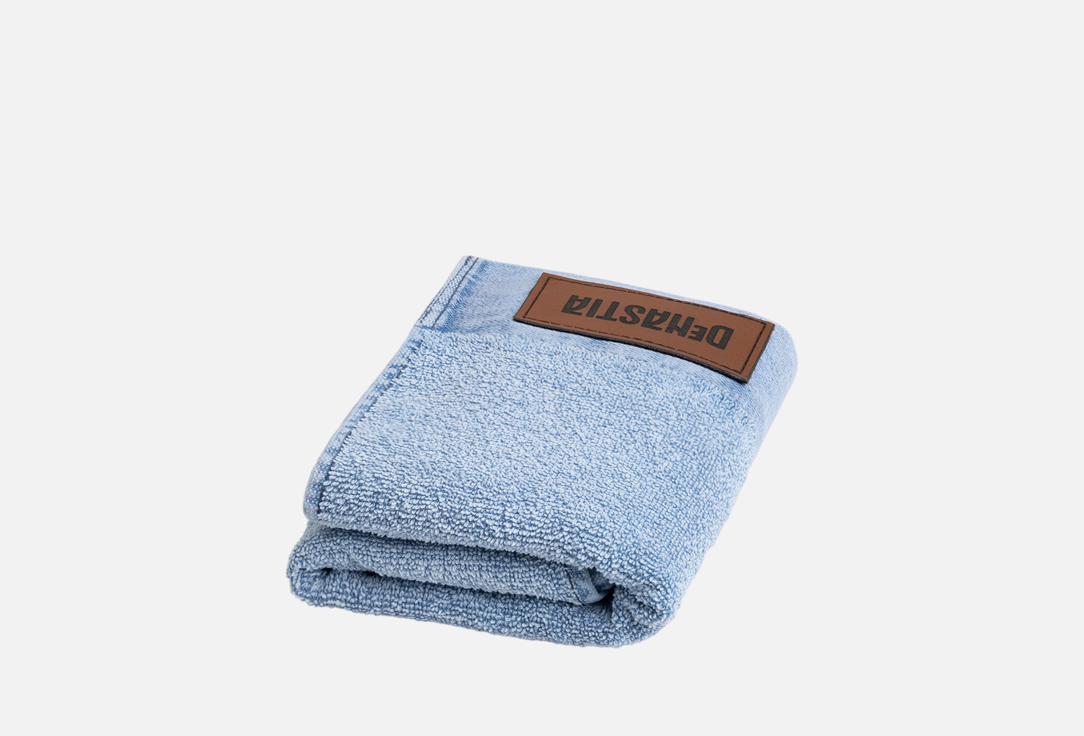 Изображение товара Полотенце махровое DeNASTIA 40x60, голубой, Джинс эффект