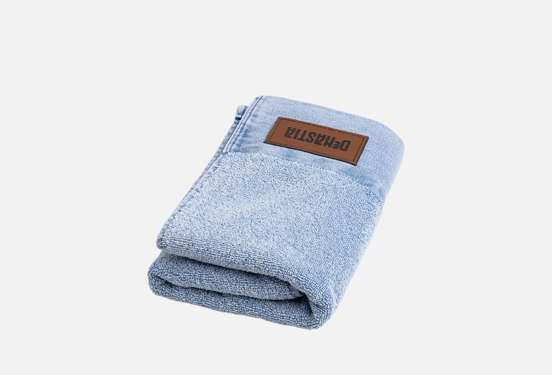Изображение товара Полотенце махровое DeNASTIA 50x90, голубой, Джинс эффект