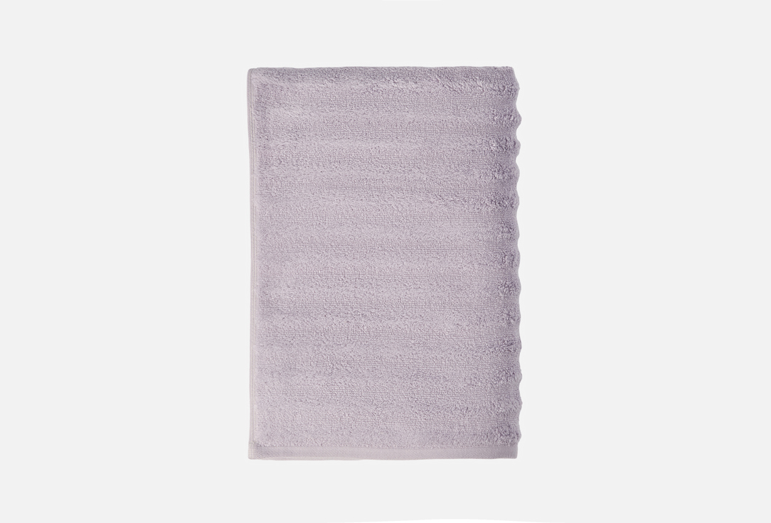 Изображение товара Махровое полотенце DeNASTIA Узкая Волна 100x150 см лавандовое