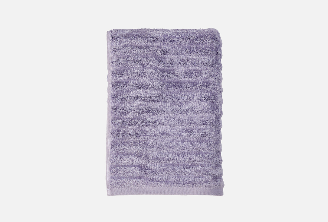 

Полотенце махровое DENASTIA, Фиолетовый, Узкая Волна, 70x130, лавандовый 1 шт