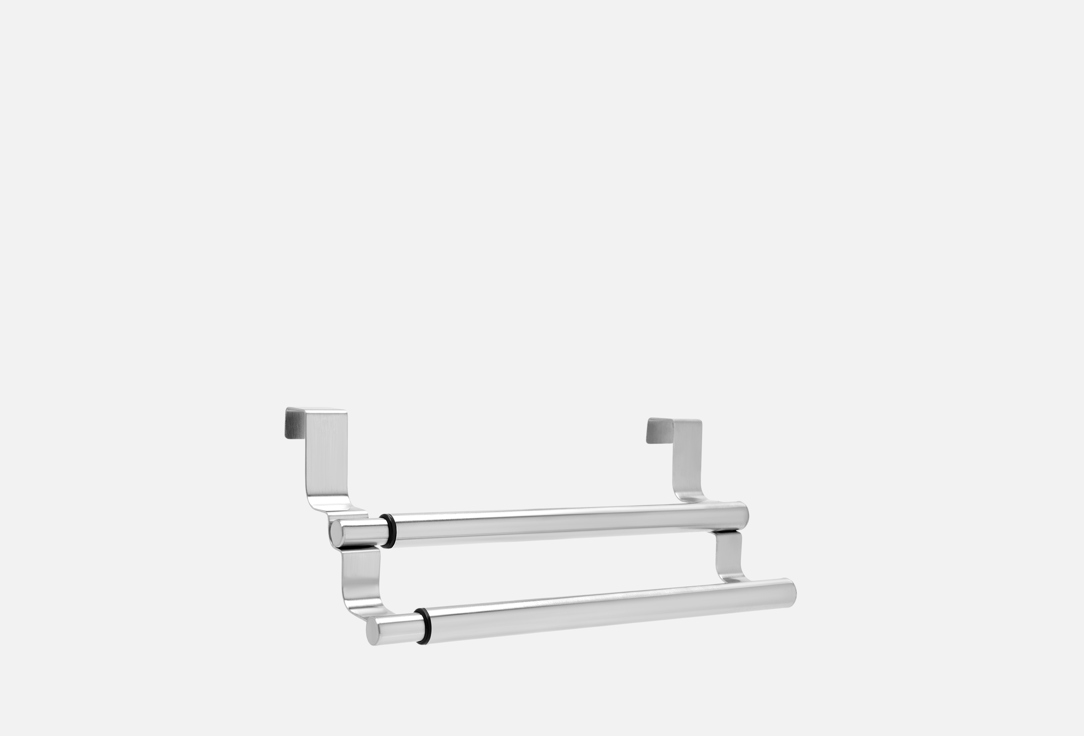 Изображение товара Держатель для полотенец двойной DeNASTIA из нержавеющей стали