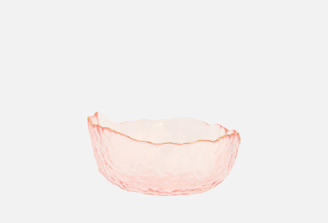 Изображение товара Салатник маленький LUCKY D12,7x6,2, розовый с золотой каймой