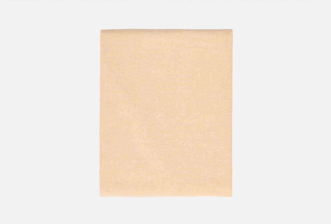 Изображение товара Скатерть DeNASTIA Basic linen мережка 150x230 бежевый классическая ткань