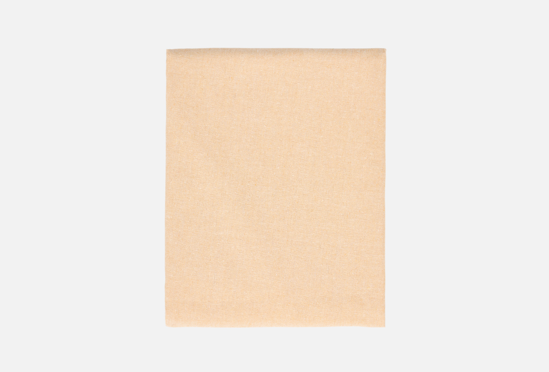 Изображение товара Скатерть DeNASTIA Basic linen, мережка по краю, D160, бежевый