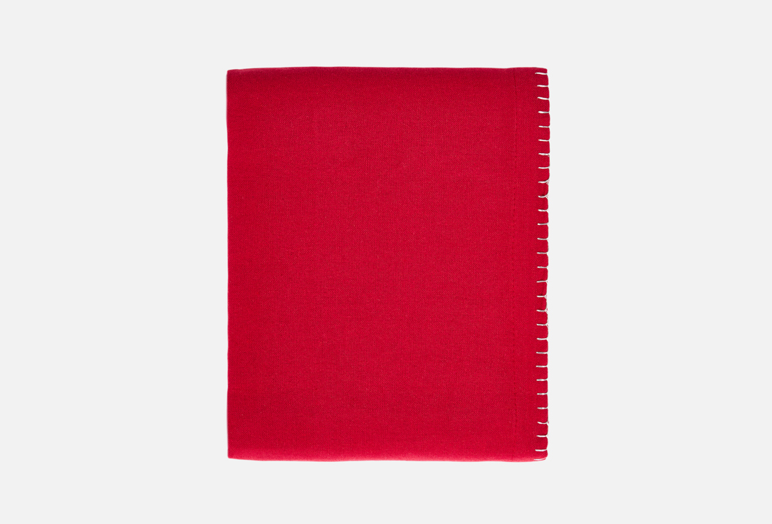 

Скатерть DENASTIA, Красный, Holiday, вышивка, серебром, 140x180, красный 1 шт