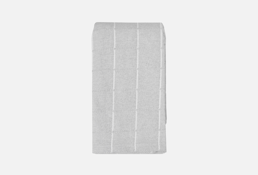 

Скатерть DENASTIA, Серый, Клетка, Scandi, 160x300, серый 1 шт