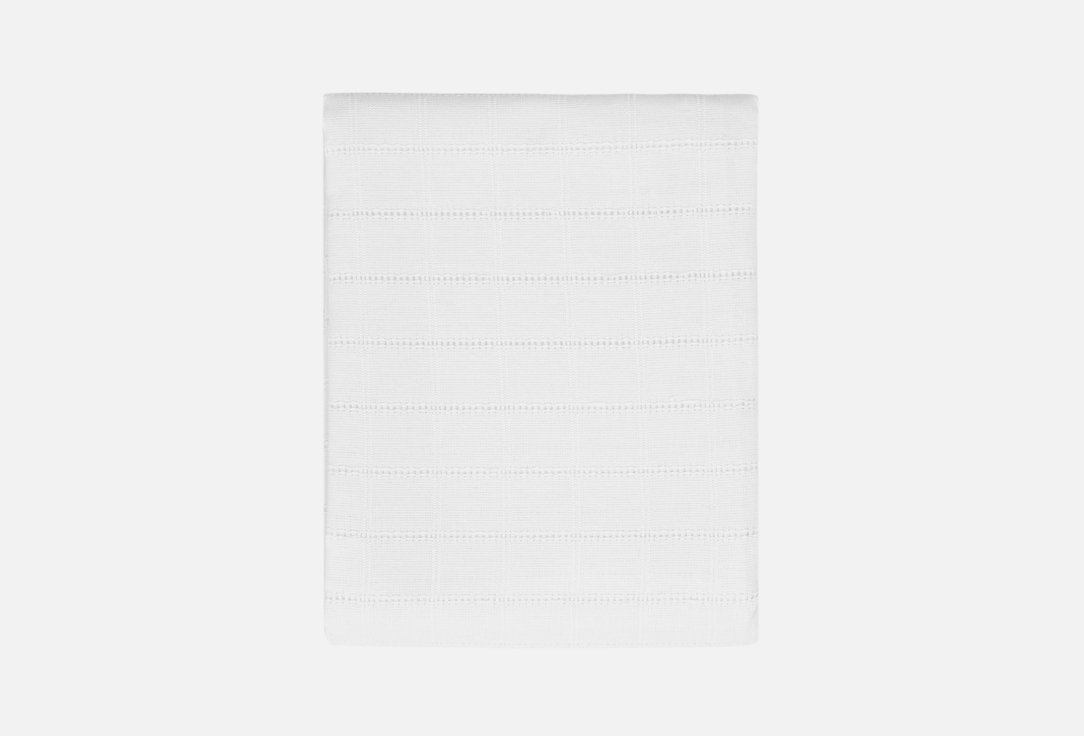 Изображение товара Скатерть DeNASTIA Мережка 150x230 белая текстильная для повседневного и праздничного стола
