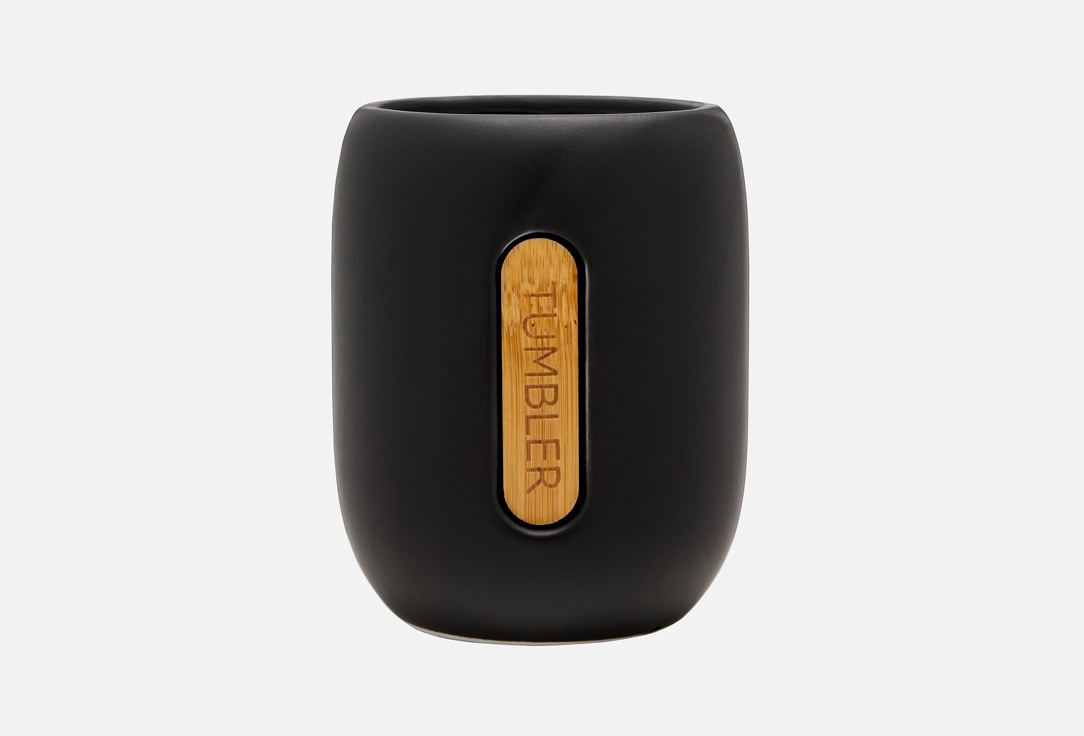 

Стакан для зубных щеток DENASTIA, Черный, AMBOO, 8,2x6,5x10,5, черный 1 шт