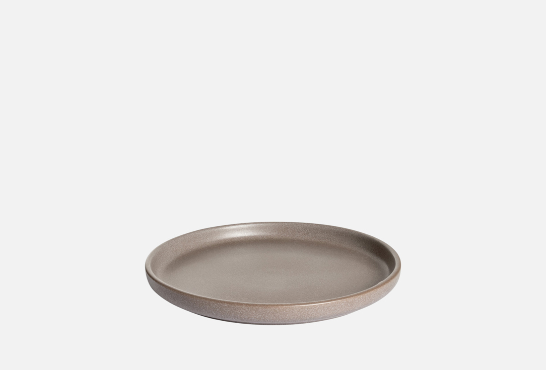 

Тарелка плоская DENASTIA, Бежевый, Графит матовая, D21,5, бежевый 21.5 см