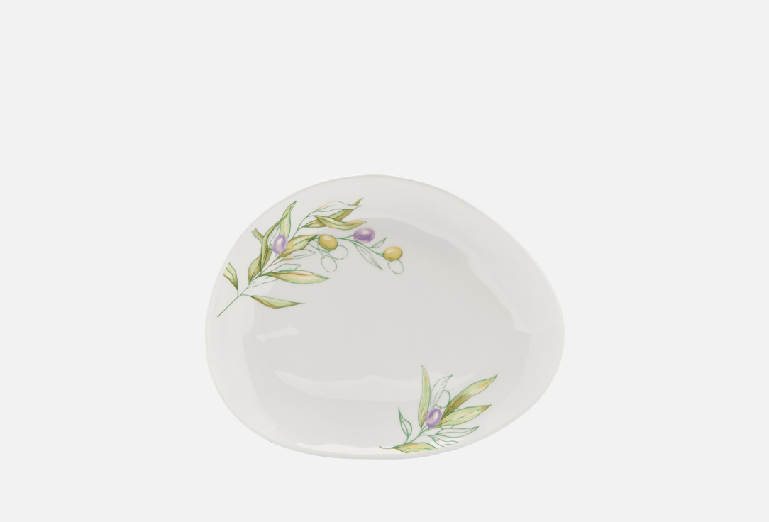 

Тарелка плоская DENASTIA, Принт, Оливки-принт, 24,7x19,5x2,7 1 шт
