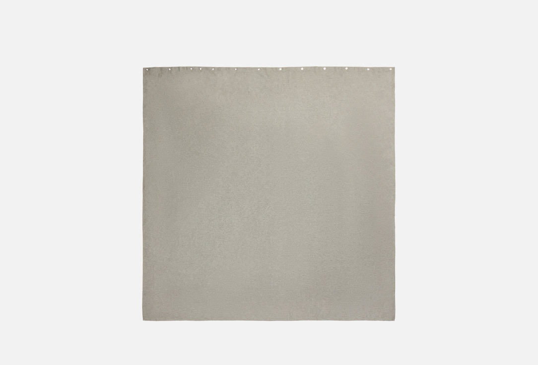 

Шторка для ванной DENASTIA, Серый, Nature, 200x200, лён светло-серый 1 шт