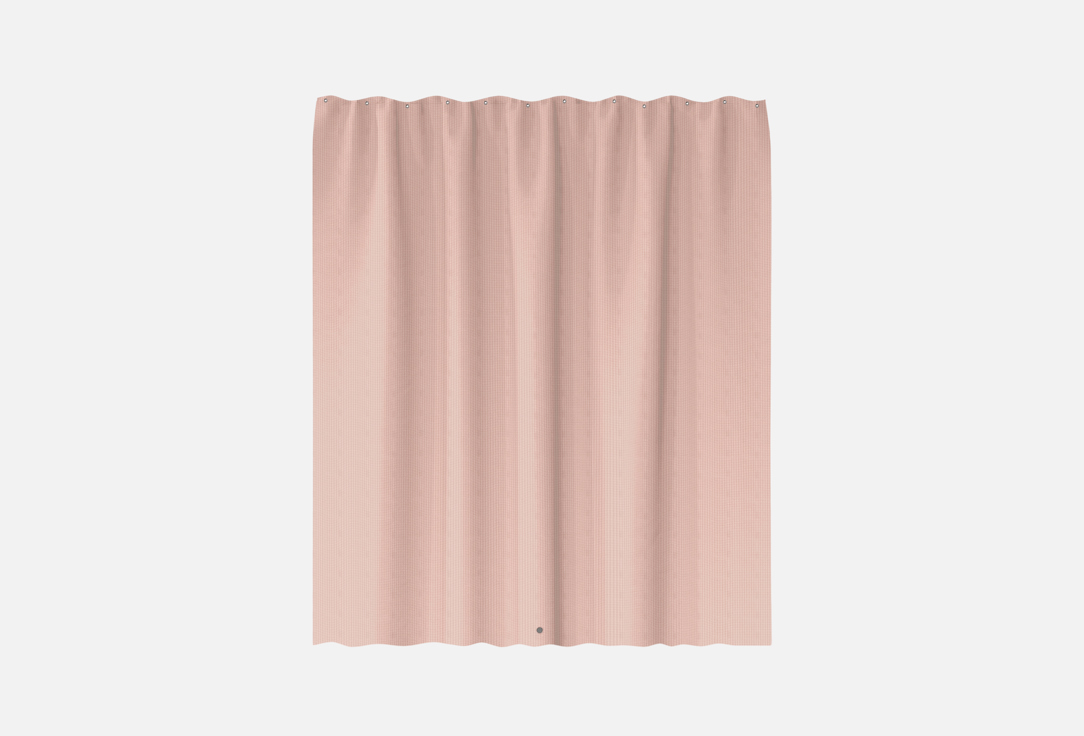 

Шторка для ванной DENASTIA, Коричневый, 180x200, с рельефным рисунком, светло-коричневый 1 шт