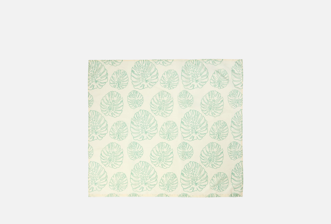 

Шторка для ванной DENASTIA, Мультиколор, 180x200, ТРОПИКИ, молочый, зеленый 1 шт