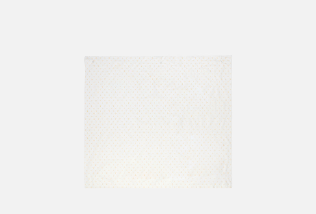 

Шторка для ванной DENASTIA, Белый, ЦВЕТОК, 180x200, молочный 1 шт