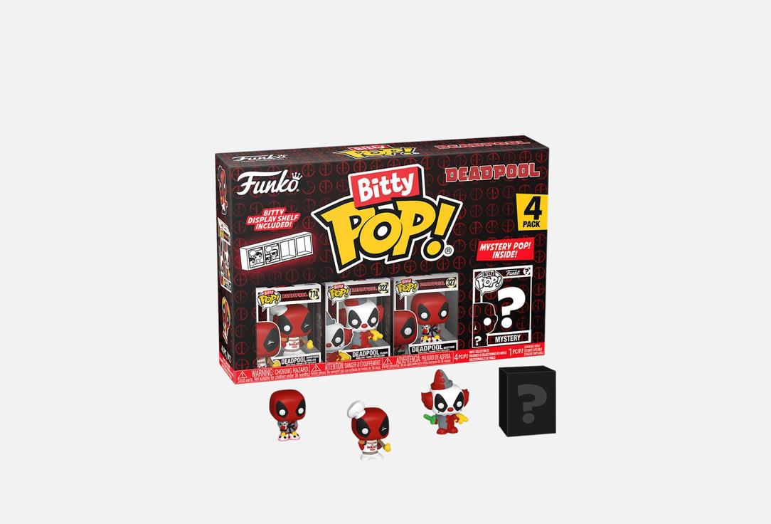 Фигурка FUNKO Bitty POP! Deadpool Backyard Griller+Clown+Bedtime+Mystery  1 шт