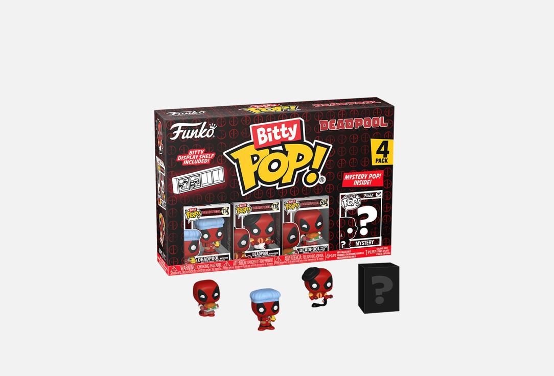 Изображение товара Фигурка Funko Bitty POP! Deadpool 4 шт. Marvel винил, случайный выбор