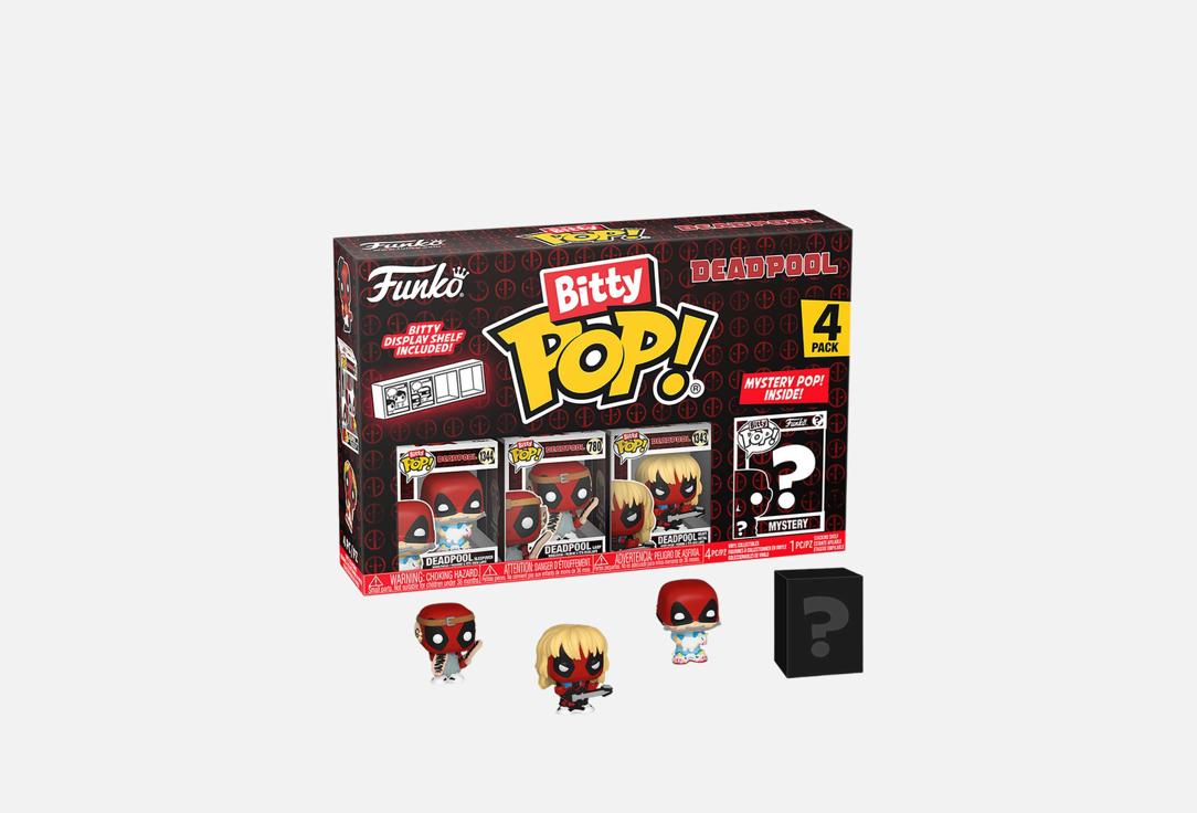 Фигурка FUNKO Bitty POP! Deadpool Sleepover+Larp+Heavy Metal+Mystery 1 шт