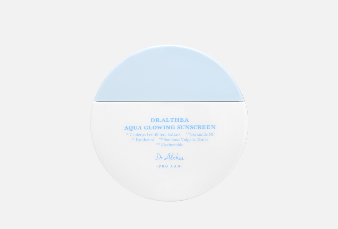 Изображение товара Солнцезащитный крем SPF50+ PA Dr. Althea Aquaglowing для лица и тела