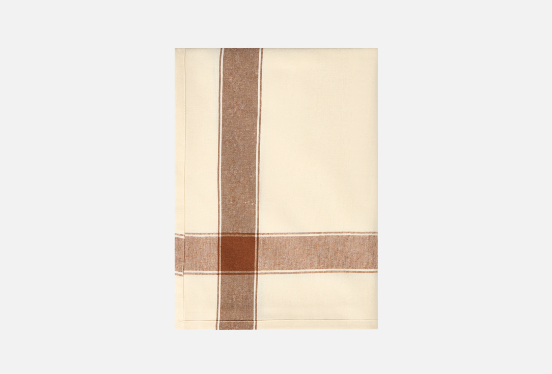 

Скатерть DIVNAYA IVA, Принт, С коричневой полосой по периметру, 150х250 см 1 шт