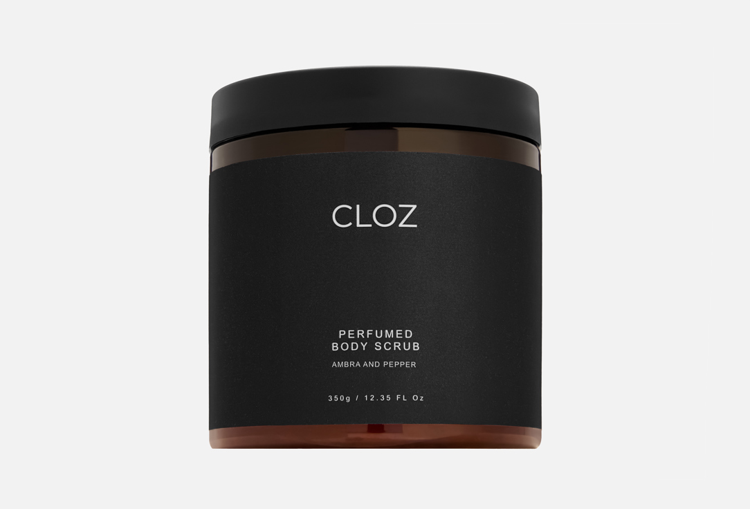 Изображение товара Натуральный парфюмированный скраб для тела CLOZ Ambra, pepper