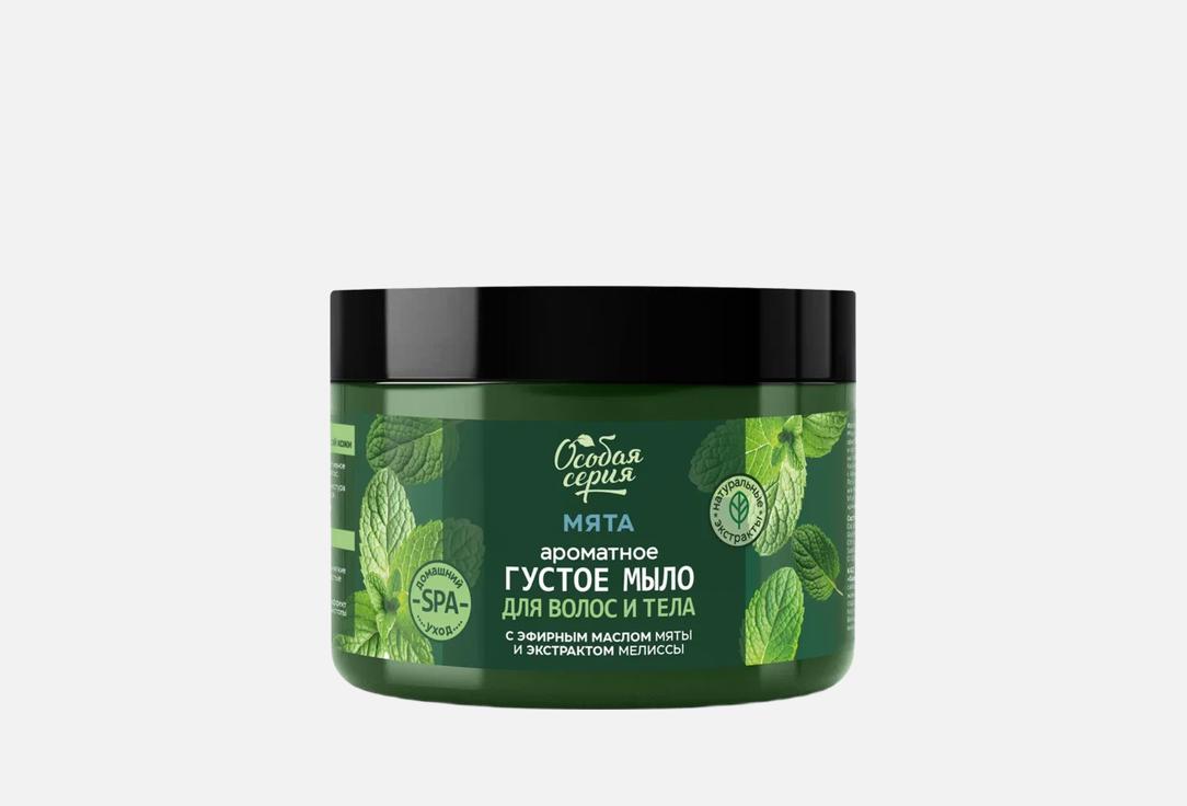 Изображение товара Густое мыло для тела и волос Особая серия Mint, toning freshness