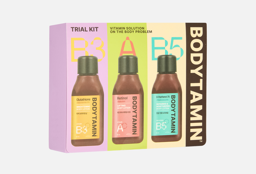 

Набор лосьонов для тела PASSION&BEYOND, BODYTAMIN TRIAL 3 шт