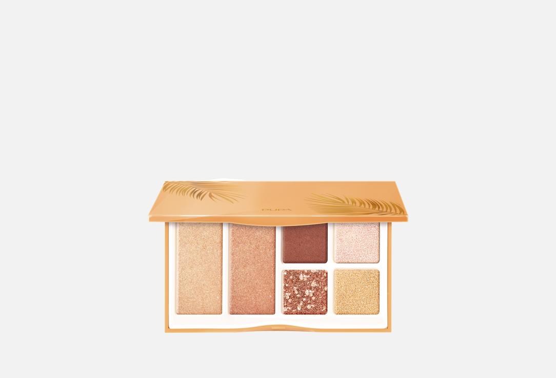 Палетка для глаз и лица PUPA Shine bright all in one sparkling palette 13.6 г
