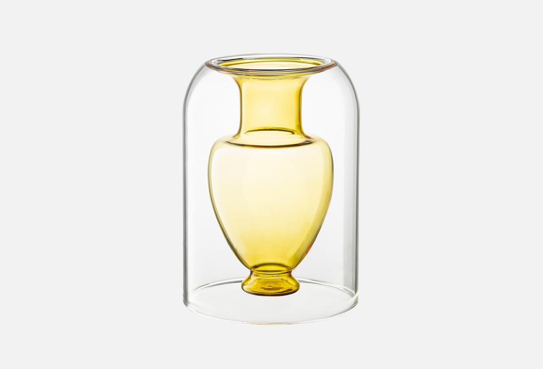 Изображение товара Ваза Bergenson Bjorn Muse, 16 см, янтарная