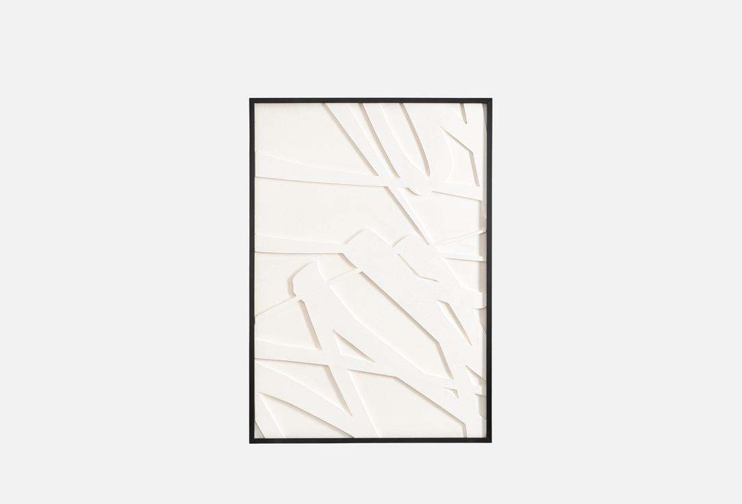 Изображение товара Декоративное панно с эффектом 3D Bergenson Bjorn Minimalism 70х100 см черная рама