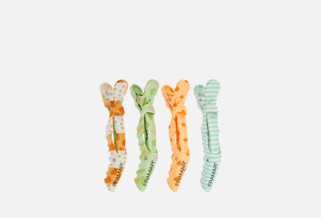 Изображение товара Набор зажимов для волос FRAMAR Quilted Gator Grips