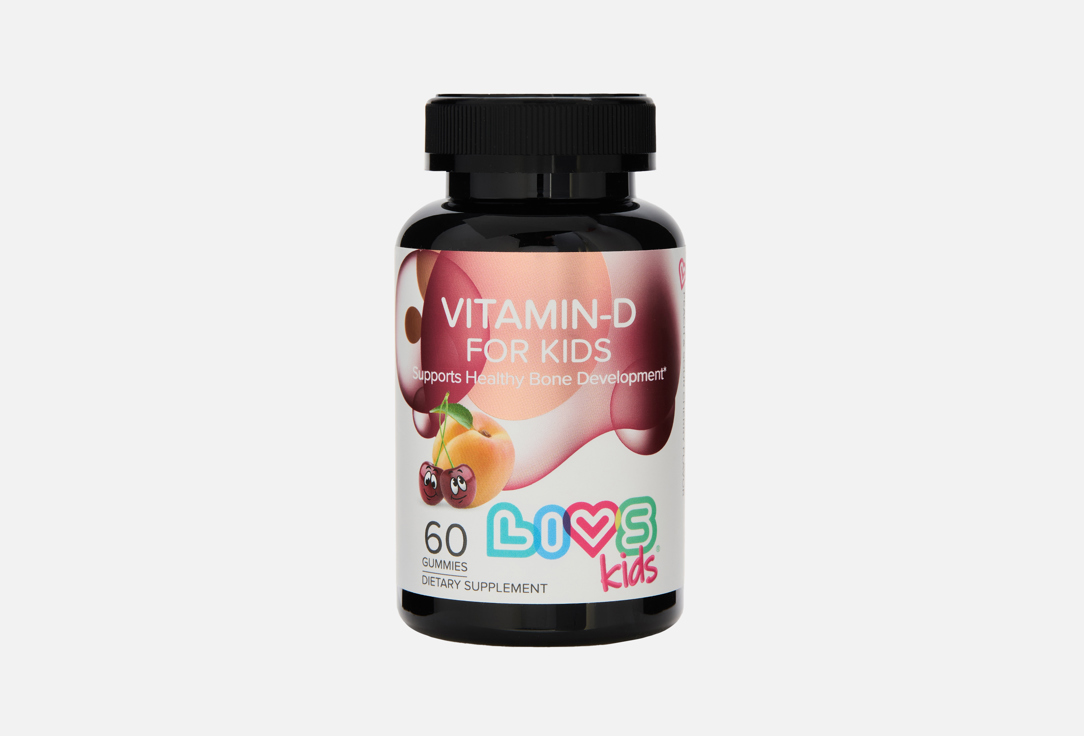 Изображение товара Витамин D3 для детей LIVS 10 мкг в пастилках - укрепление иммунитета и рост костей