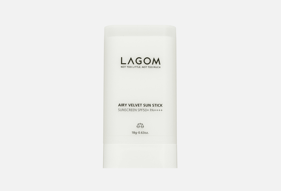 

Солнцезащитный стик для лица SPF 50+ LAGOM, AIRY VELVET 18 г