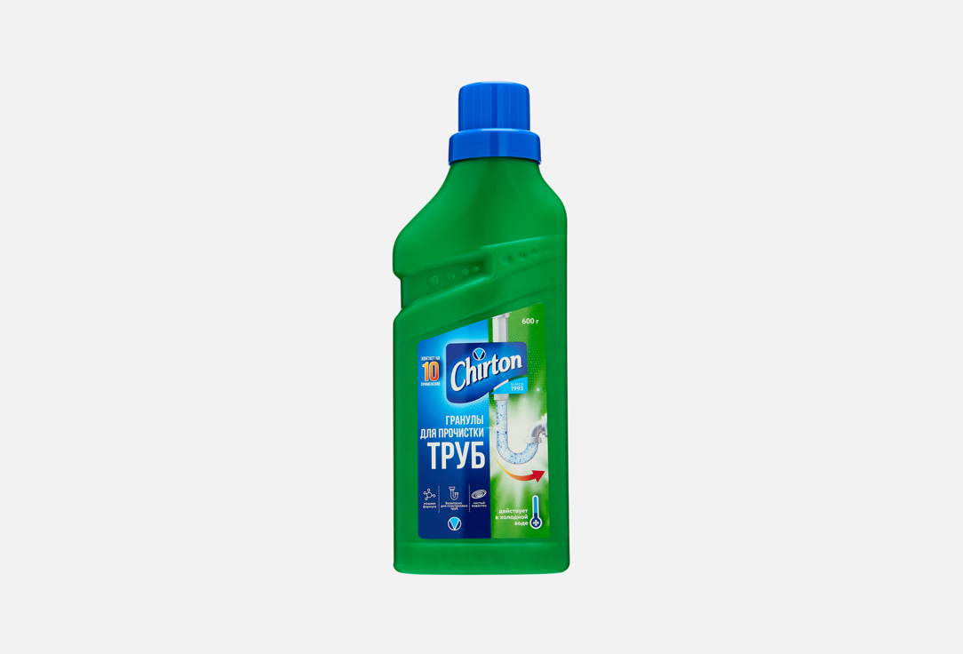 Изображение товара Порошок для прочистки труб Chirton clean drain 600 г Россия